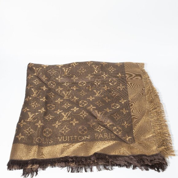 Louis Vuitton Shine Brown Shawl M75122 - Picture 1 of 3